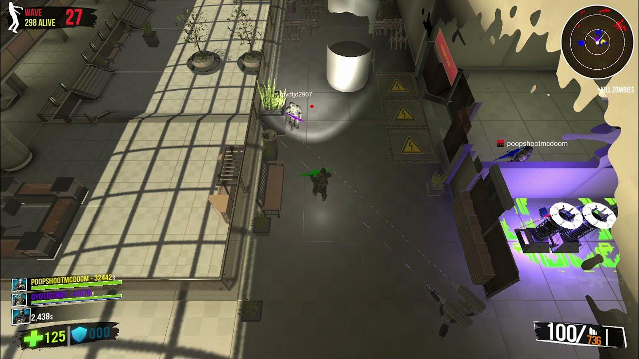 Ultimate Zombie Defense Exploiting the Mall Base Building Zombie