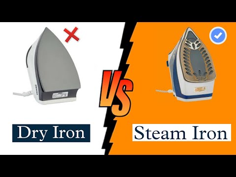 Steam Iron vs Dry Iron | Difference Between Dry Iron and Steam