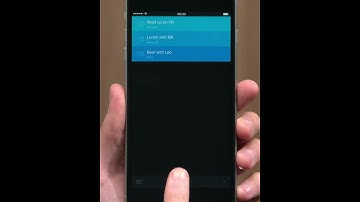 Sorted app tutorial - back to today