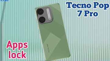 How To Set App Lock In Tecno Pop 7 Pro,How To Enable Apps Lock In Tecno Pop 7 Pro,
