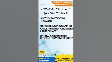 Top C Interview Questions part-7 | XpertChamps Insights #skillstruct