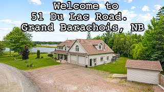 Home For Sale: Explore the beauty of 51 Du Lac Road in Grand Barachois, NB!