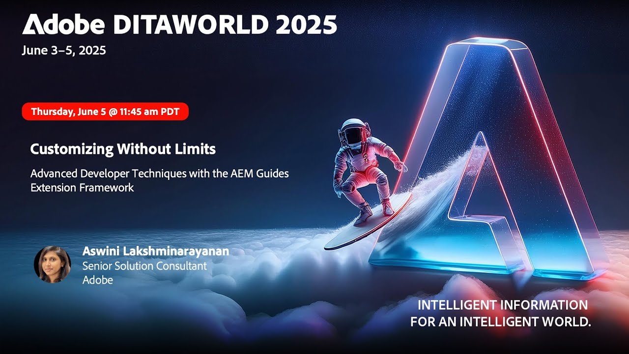 [ADW25-D3-07] Welcome to the AEM Guides Extension Framework (Aswini Lakshminarayanan, Adobe)