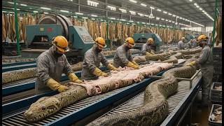 Inside the Factory: How $52000 Python Handbags Are Made | Luxury Snake Leather Manufacturing Process