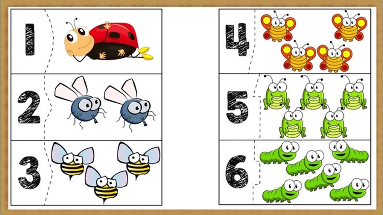 Ensinando os NÚMEROS e a CONTAR de 1 a 10 em português║Contando de um a ...