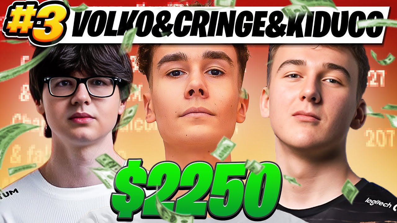 3RD PLACE IN TRIO CASH CUP ($3,000) 🥉