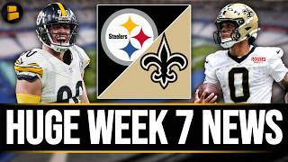 The Pittsburgh Steelers Just Got HUGE NEWS That Impacts Their Week 7 Matchup vs. The Saints