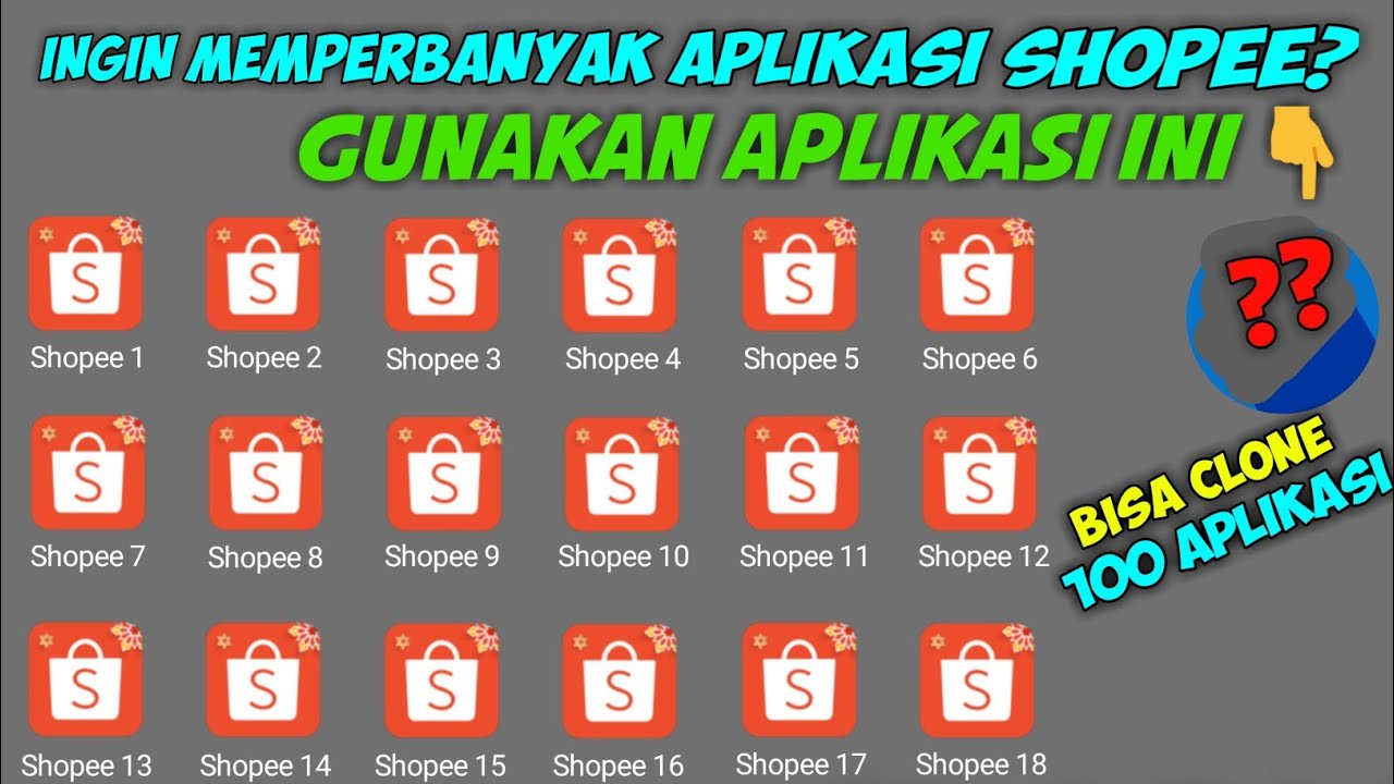 Cara Memperbanyak Aplikasi Shopee Terbaru 2020 Cara Memperbanyak Aplikasi Di Android Youtube