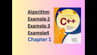 Examples of Algorithm & Pseudo Code | Chapter 1 C++ \ BS\MS Computer Science