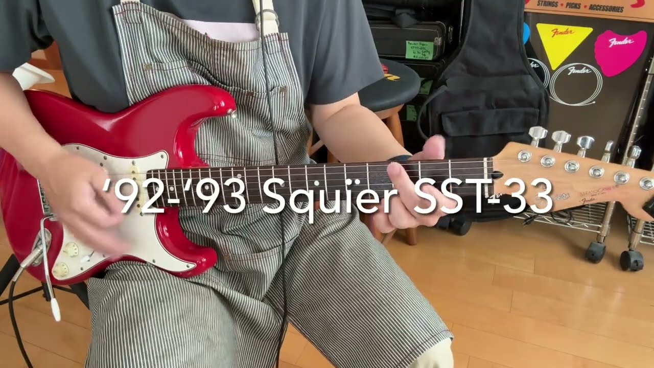 92-'93 Squier SST-33 Silver Series - YouTube