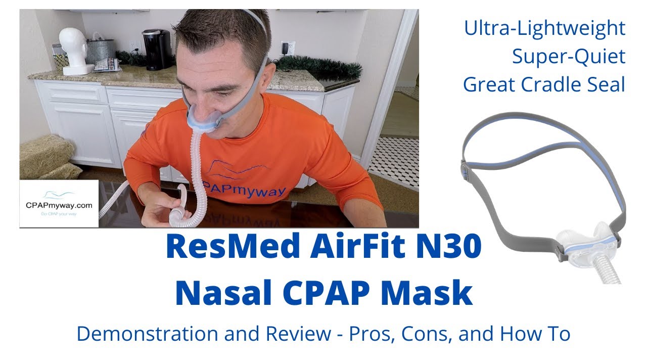 AirFit N30 Nasal Cradle CPAP Mask by ResMed