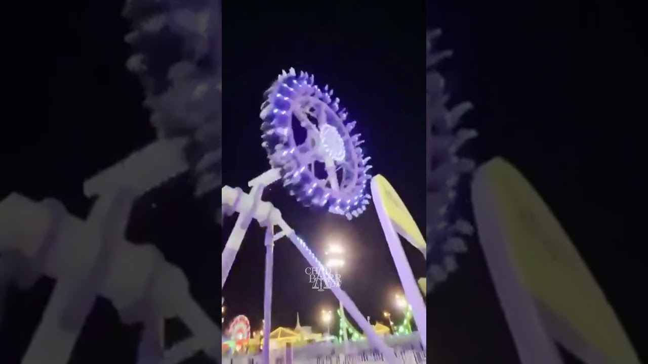 Theme Park Ride in Saudi Arabia SNAPS IN HALF Mid-Air at Green Mountain Park