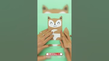 🐿️ DIY Squirrel Card | Cute Handmade Greeting Card | Easy Paper Craft for Kids#artandcraft #craft