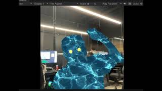 Unity Barracuda sample (BlazeFace + Segmentation)