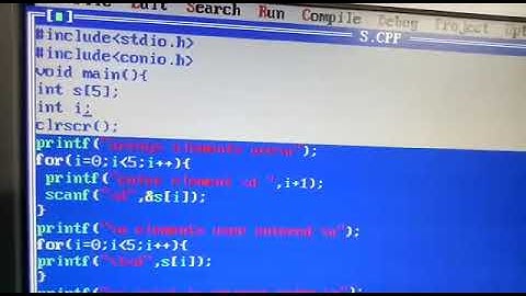 Program to print elements of array in reverse order using c | c language