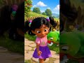 கிளியே கிளியே பறந்துவா - Pretty Green Parrot Song | Nursery Rhymes for kids | Galatta Kids | Shorts