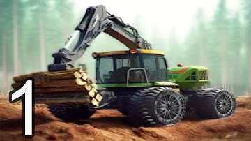 Mega Harvester: Lumber Factory - Gameplay Walkthrough Part 1 Mobile Games 4K