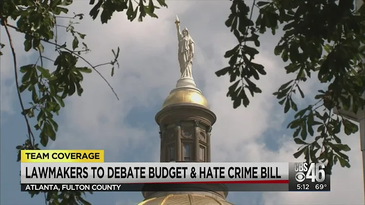Lawmakers to debate budget and hate crime bill