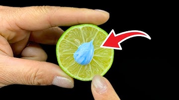 Just rub toothpaste on a lemon and you will never have to face this problem again!