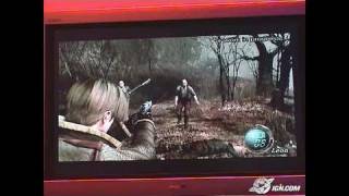 Resident Evil 4 GameCube Gameplay - Capping people in the