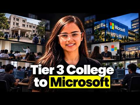 How I Cracked Microsoft From a Tier-3 College!