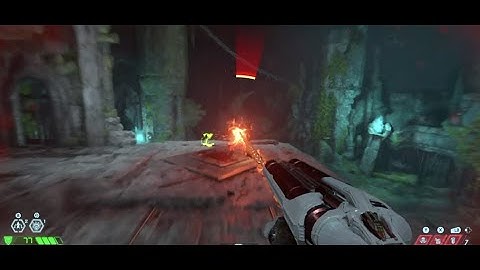 DOOM Eternal: cheesing the flaming meat hook