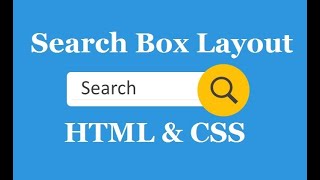 Full Search Box Layout Using HTML & CSS | Code KKY News