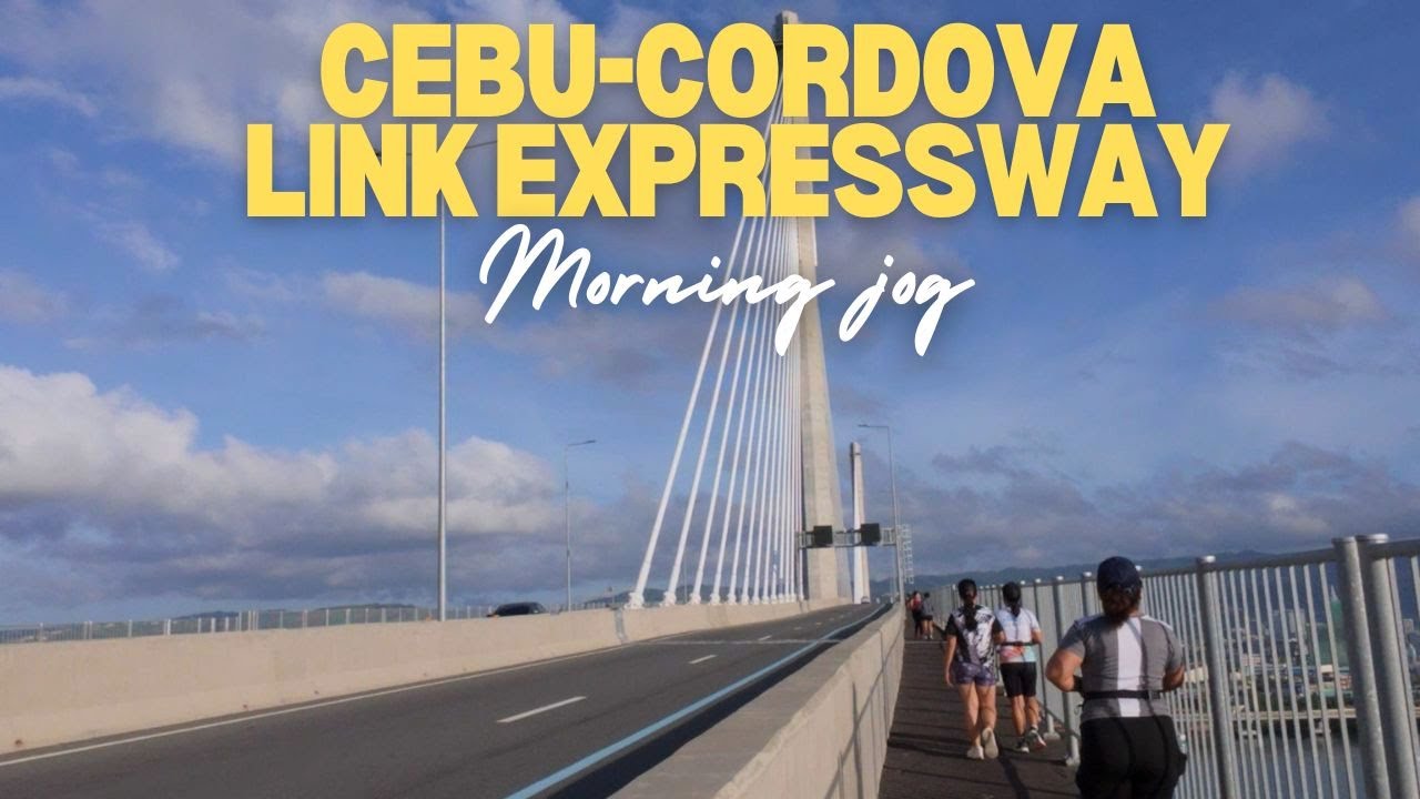 Morning jog at CCLEX | Cebu's Longest Bridge
