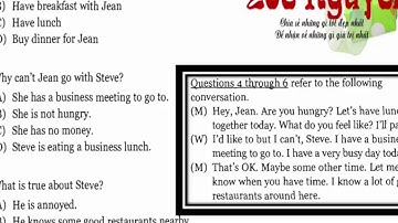 UNIT 5 | Starter Toeic [Loc Nguyen] - Transcripts