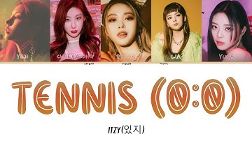 ITZY - TENNIS (0:0) -  [Color Coded Lyrics (HAN/ROM/ENG)] + line distribution