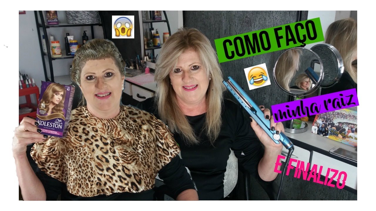 Como fazer a raiz com tinta em cabelo com luzes