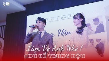 Chú Rể hát "Làm Vợ Anh Nhé" tặng Cô Dâu | Phòng Thu Âm Đám Cưới TP. HCM