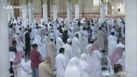 صلاة #التراويح من #الحرم #النبوي ليلة ١٤٤٢-٩-٧ - #احمد_بن_حميد و #عبدالله_البعيجان - تلاوة فقط