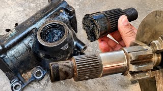 Expert Repair of Broken Steering Box Rocker Shaft || My Talented Mechanic can do it Amazingly ||