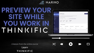 Preview Your Site While You Work in Thinkific