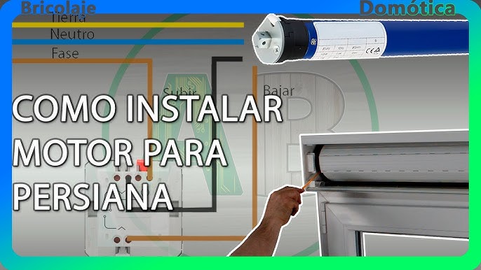 🔴 Cómo instalar MOTOR para PERSIANA WIFI compatible con Alexa y Google  Home 