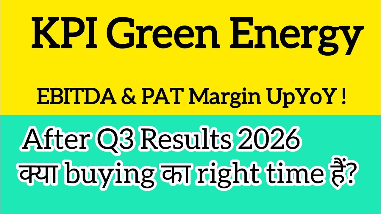KPI Green Energy Share Latest News Today | KPI Green Energy Q3 Results | KPI Green Share Analysis 