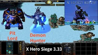 X Hero Siege 3.33, Pit Lord & Demon Hunter Extreme, Level 4 Impossible ,8 ways Dual Hero