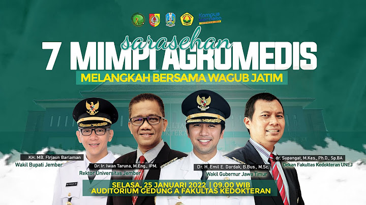 FULL VIDEO : SARASEHAN 7 MIMPI AGROMEDIS MELANGKAH PERSAMA WAGUB JATIM #PART1