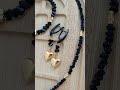 Черный комплект из агата #селенга_бижу #Shorts #smallbusiness #necklace #earrings #handmade #fashion
