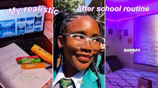 #vlog :My REALISTIC after school routine \/ high school edition || South African youtuber