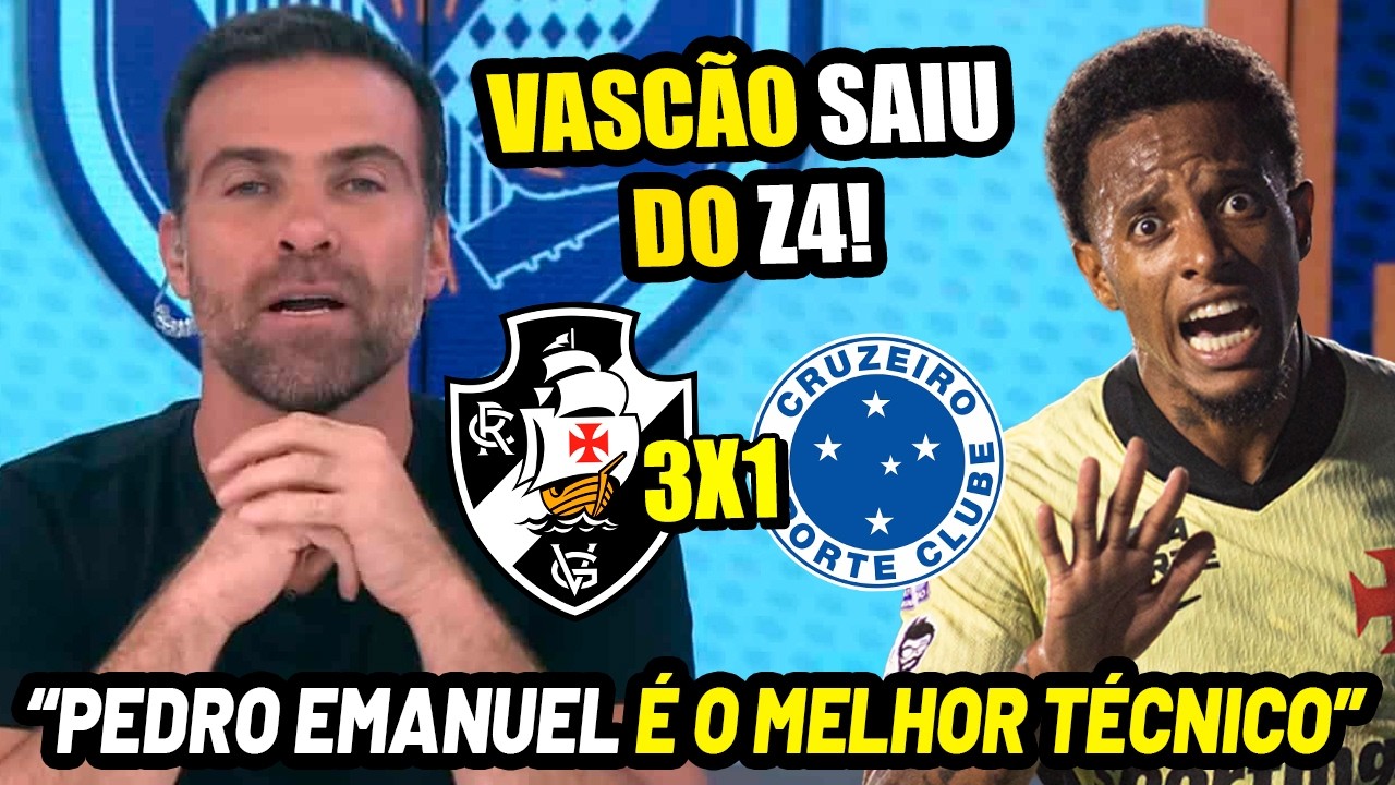 PILHADO SE RENDE AO VASCO APÓS GOLEADA! 
