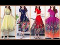 Outstanding trendy most demanding floral print maxi dress evening dress party dress designs