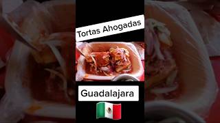 Tortas Ahogadas en Guadalajara #tortasahogadas #guadalajara #comidacallejera #comidatipica #shorts