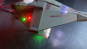 Aliens 1:44 scale Narcissus Escape Pod built and lit