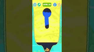 Save The Fish | Level 26 Gameplay Android/iOS Mobile Puzzle Game New Update Answers #shorts screenshot 2