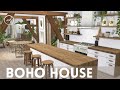 BOHO HOUSE || Sims 4 || CC SPEED BUILD