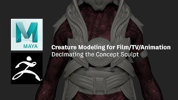3D Creature Modeling for film with Maya and ZBrush - Lesson 1 / 15
