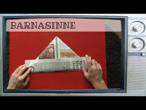 Video: Hur Man Gör En Hatt Från En Tidning