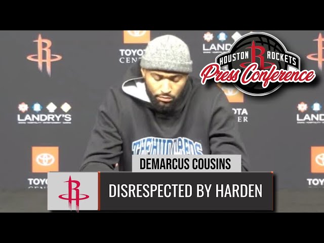 Rockets' DeMarcus Cousins on James Harden's antics: 'The